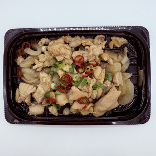 鶏皮と玉ねぎのポン酢仕立て