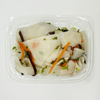 国産玉かぶらの酢の物