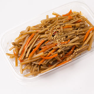 国産ごぼうの金平