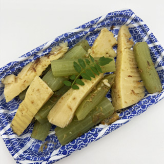 たけのこと蕗の煮物